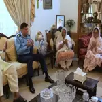 Air Chief visits residence of Sqn Ldr Usman Yousaf Shaheed for condolence