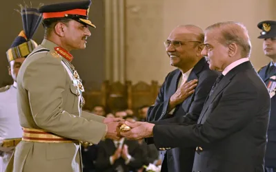 Syed Asim Munir Conferred With Field Marshal Baton