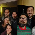 Iqra Aziz, Yasir Hussain welcome New Year 2025 with industry friends