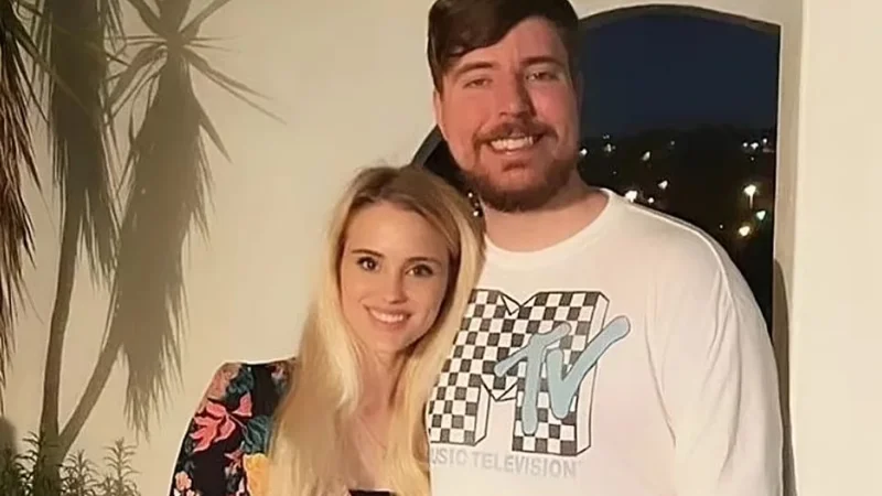 YouTube sensation MrBeast announcement engagement to Thea Booysen