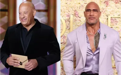 Golden Globes 2025: Vin Diesel and Dwayne Johnson’s awkward encounter after their feud