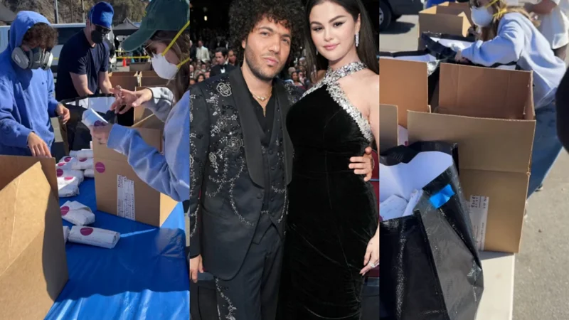 Selena Gomez, Benny Blanco join LA wildfire relief efforts, distribute food to frontline workers
