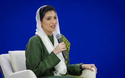 Aseefa Bhutto Visits Global Hub School and Girls Cadet College