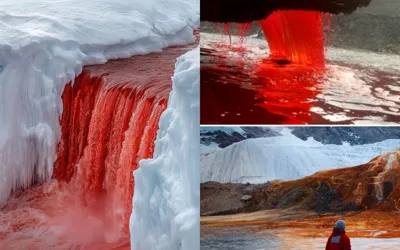Watch: Antarctica’s mysterious blood red Waterfall from ice glacier