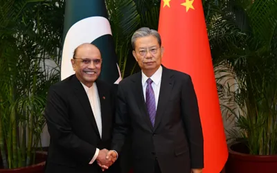 Asif Zardari, Zhao Leji discuss bilateral ties