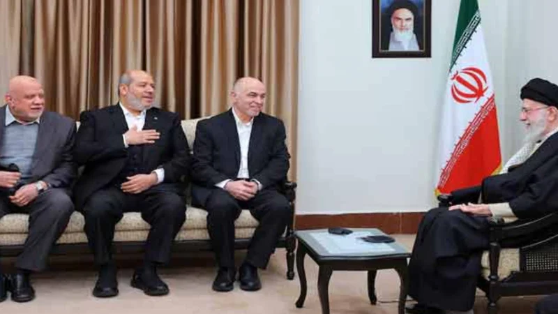 Iran's Khamenei meets top Hamas leaders in Tehran