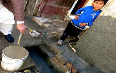 Villagers reject polio vaccine over water supply issues