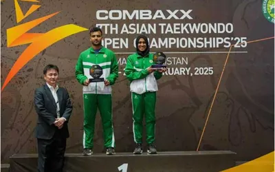 Pakistan shines at 7th Asian Taekwondo Open Championships