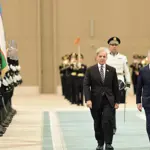 PM Shehbaz accorded guard of honour in Tashkent