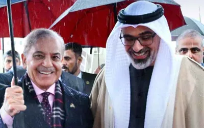 Abu Dhabi crown prince receives warm welcome in Islamabad