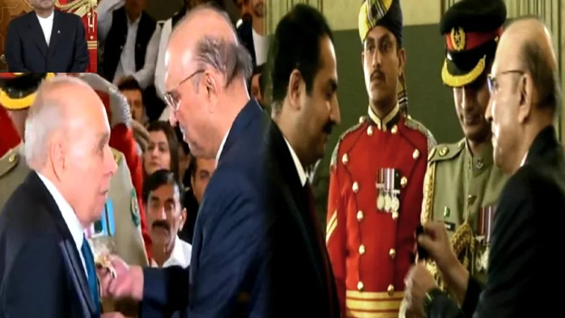 Pakistan Day: Ceremony for High Civil Awards held at Aiwan-e-Sadr