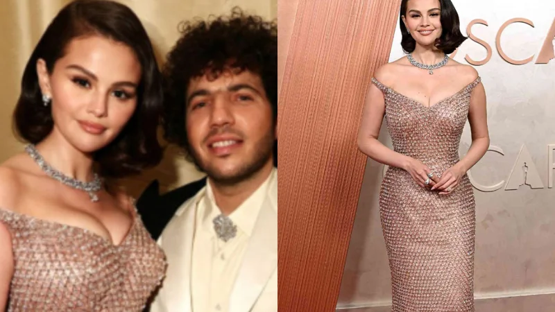 Benny Blanco says Selena Gomez deserves a medal for carrying 35-Pound Oscars dress