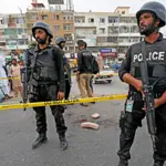 Three policemen injured in cracker attack in Karachi
