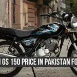 Suzuki GS 150 updated price, 0% monthly installment plan - June 2024