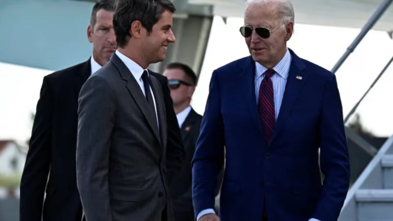 Joe Biden arrives in France for D-Day anniversary and democracy speech