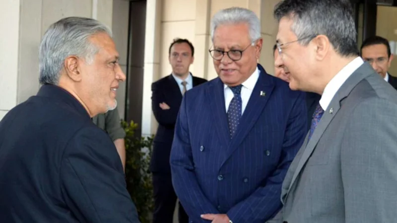 Dar arrives in Istanbul to attend D-8 conference