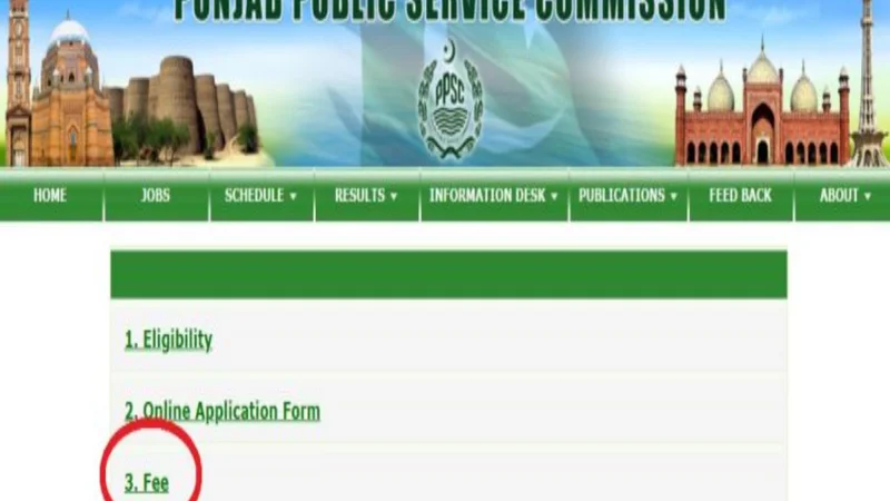 PPSC latest fee for job applications - June 2024
