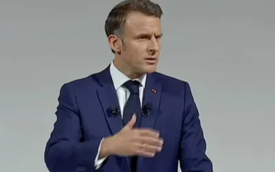 Macron calls for moderate politicians to unite against far right in elections
