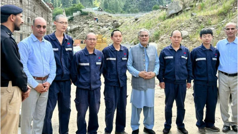 Deputy PM Dar visits Jagran-2 Hydropower project