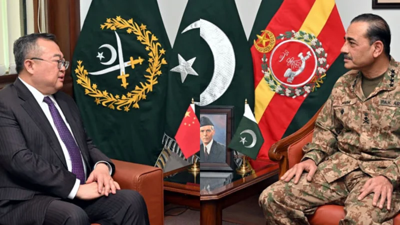 Chinese Minister Liu Jianchao meets Army Chief