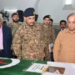 PM Shehbaz attends funeral of sepoy Haroon William