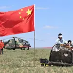 China's space probe returns with rare moon rocks
