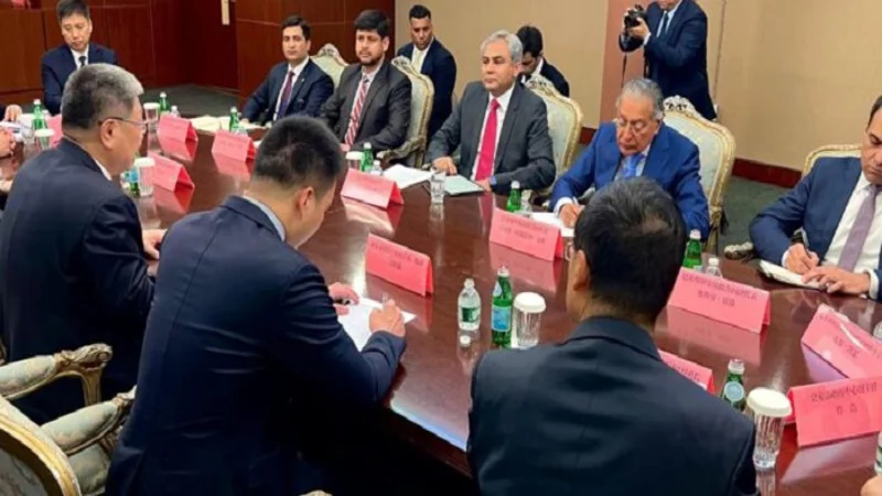 Naqvi, his Chinese counterpart discuss security matters in New York