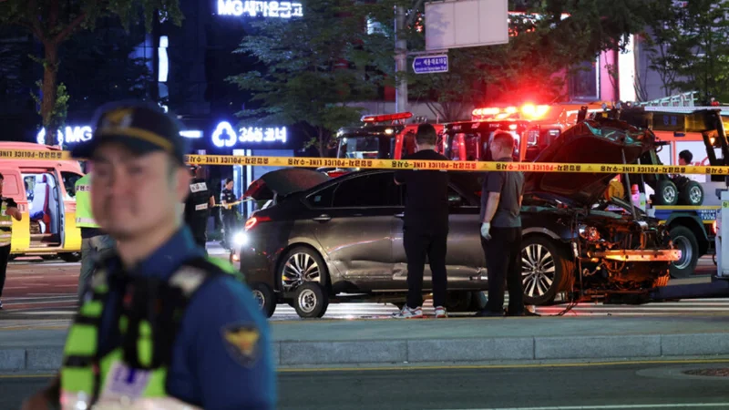 Deadly car crash incident in Seoul killed nine people