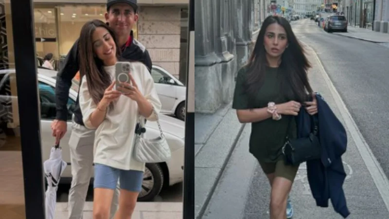 Ushna Shah's decision to wear shorts sparks social media discussion