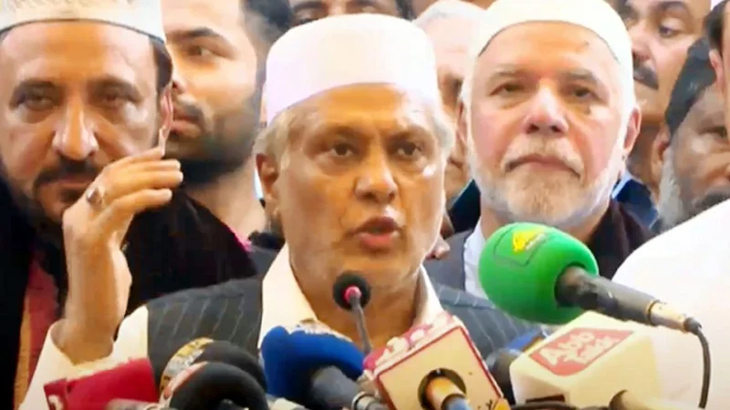 Dar says no decision made to ban PTI yet