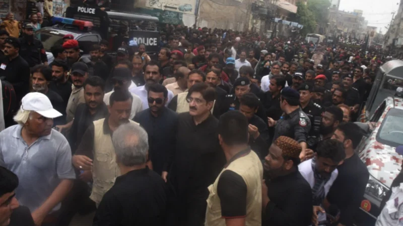 Murad travels across Sindh to ensure safe, secure Ashura