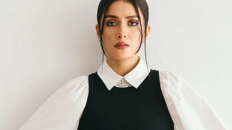 Ayeza Khan Survives Close Call with Fire During On-Location Shoot