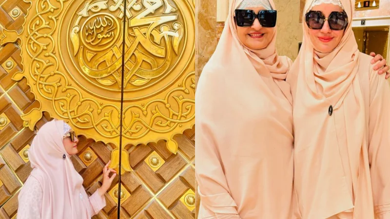Saba Faisal and Sadia Faisal share spiritual journey in “Madinah Munawarrah”