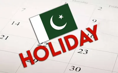 Latest update on upcoming public holiday in Pakistan