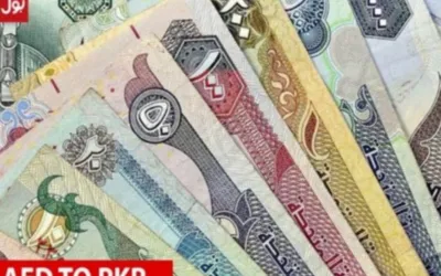 AED TO PKR and other currency rates in Pakistan – 01 Jan 2024