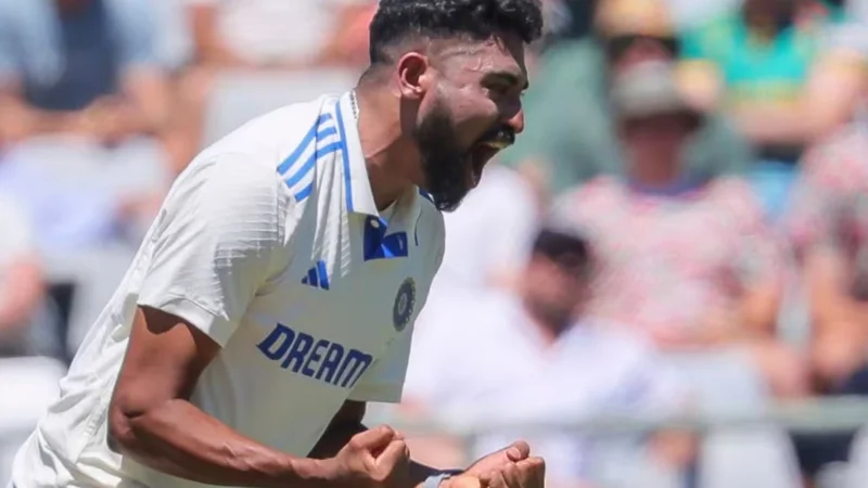 Sachin Tendulkar lauds Mohammed Siraj for his stellar performance against South Africa