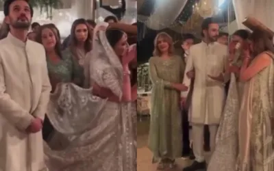 Netizens criticize Aymen Saleem's Husband's reaction during rukhsati