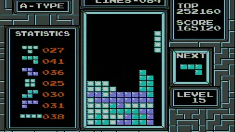Tetris limits are surpassed by a 13-year-old boy