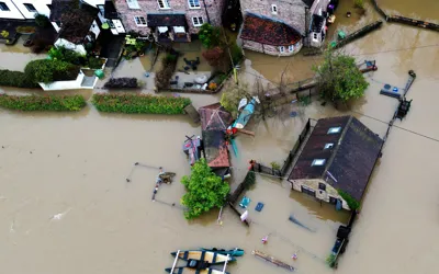 Britain hit by flooding due to heavy rain