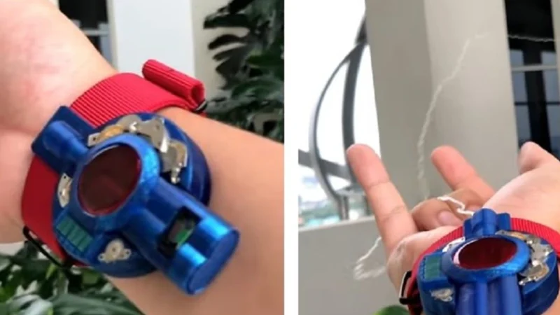 Ingenious Engineer Creates Real-life Spider-Man Web Shooters