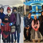 See Photos: Nadia Hussain's Winter Vacation in Baku with Kids