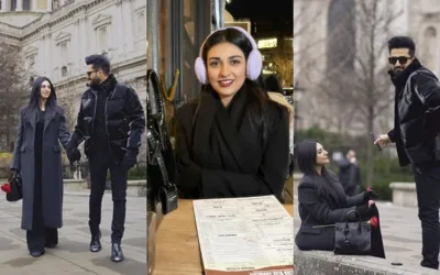 Sarah Khan and Falak Shabir share new adorable couple pictures from London