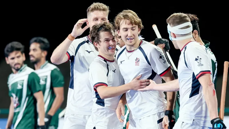 Great Britain dominates Pakistan in 6-1 hockey win in Olympic Qualifier opener