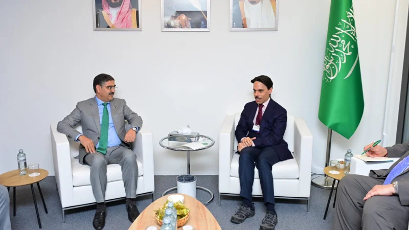 Saudi foreign minister Faisal bin Farhan calls on PM Kakar