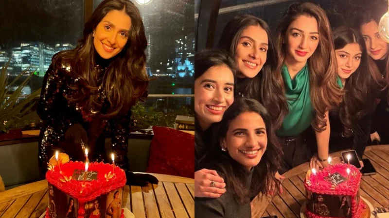 Ayeza Khan celebrate her lavish birthday party with Friends in London