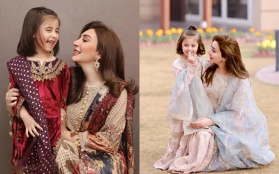 Aisha Khan shares pictures with her daughter Mahnoor at a wedding