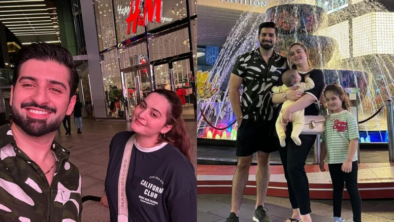 Aiman Khan & Muneeb Butt's gorgeous family pictures from Malaysia