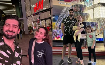 Aiman Khan & Muneeb Butt's gorgeous family pictures from Malaysia
