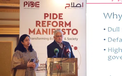 PIDE unveils groundbreaking reform manifesto to revitalize Pakistan's economy
