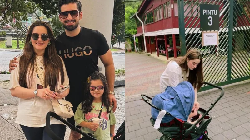 Aiman Khan delights fans by sharing adorable family moments from Malaysia